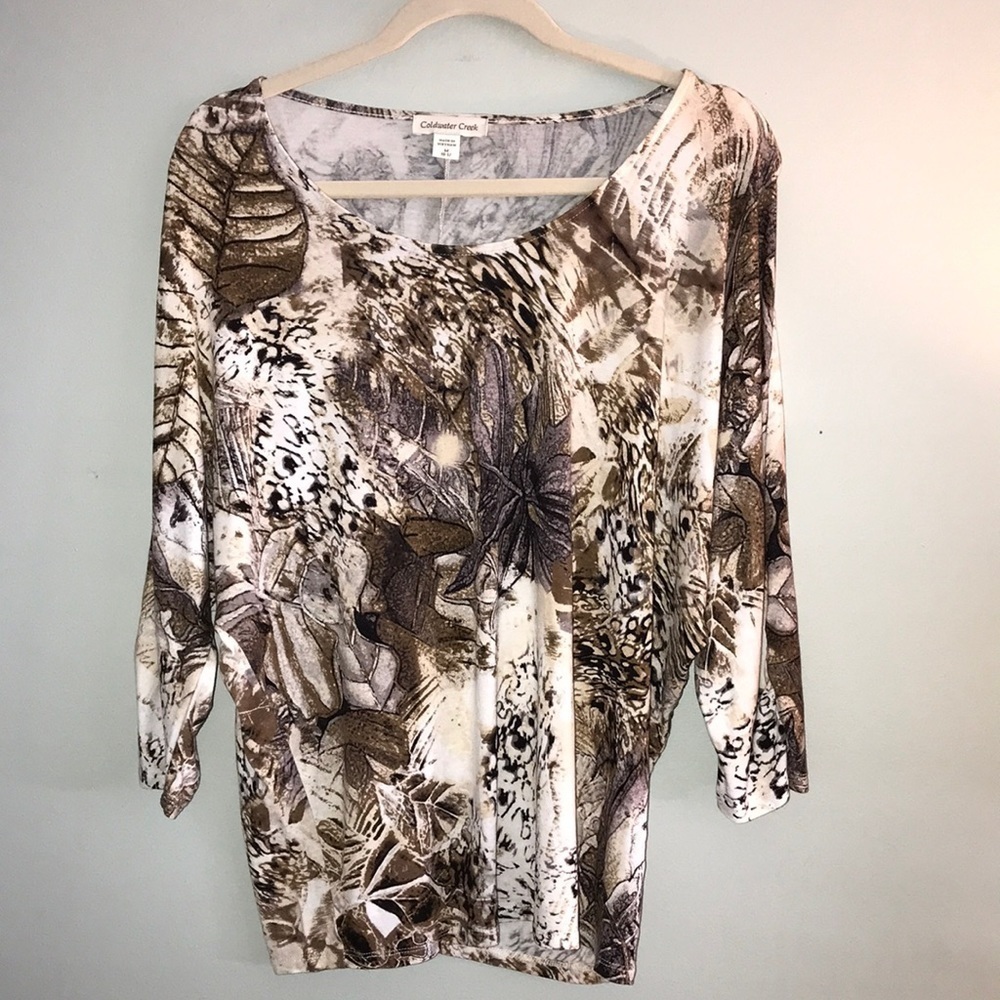 Coldwater Creek Perfect Fall Top Size Medium (10-12)